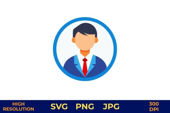 Business Professional Loan Officer Graphics for Editorial and Web Use