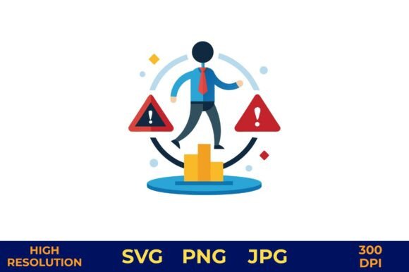 Business Risk Management Concept Graphics for Branding