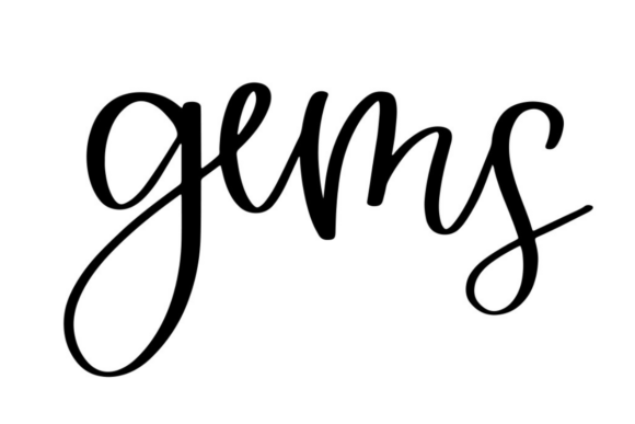 Gems Graphic Design Asset for Crafts and Creative Projects