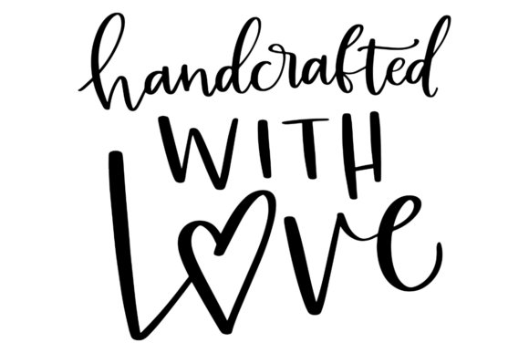Handcrafted with Love: A Graphic Design Asset for Crafts and Creative Projects