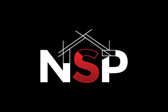 Modern NSP Logo Design for Clean Branding