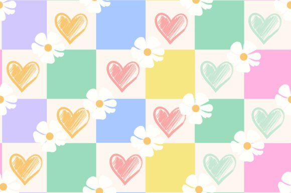 Spring Pattern Background for Graphics and Crafts