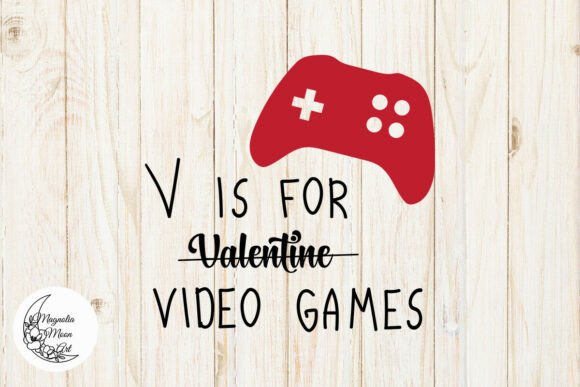 V is for Video Games SVG – A Fun Graphic for Crafts and Marketing